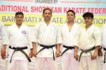 Shihan Chaudhury Flanked by other Senior Instructors of WTSKF