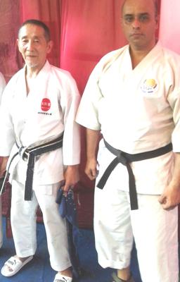 Ishikawa Shihan with Arijit Chakraborty