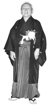 Karate Master Gichin Funakoshi Standing 2