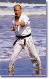 Mas Oyama Training on the Beach